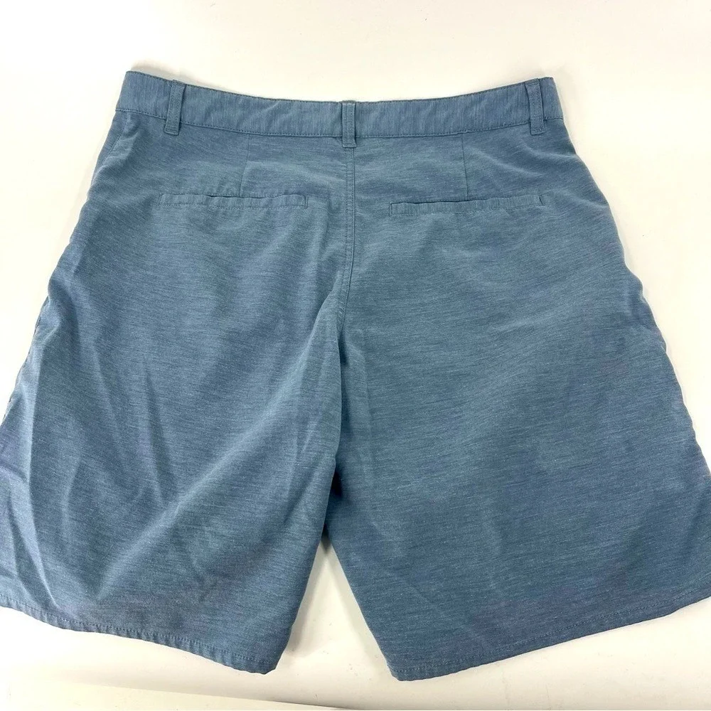 Dravus Mens Hybrid Shorts Heathered Blue Performance‎ Active Travel Size 34